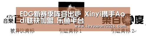 EDG新赛季阵容出炉 Xinyi携手Aodi联袂加盟_乐鱼平台(图3) EDG新赛季阵容出炉 Xinyi携手Aodi联袂加盟_乐鱼平台(图3)