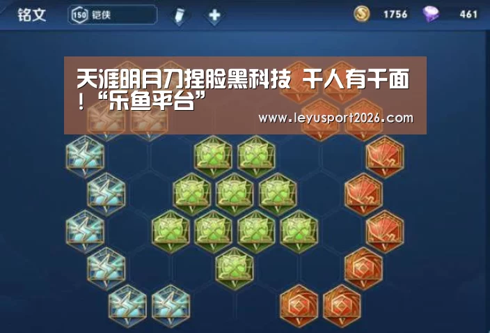 天涯明月刀捏脸黑科技 千人有千面!“乐鱼平台”(图1) 乐鱼全站